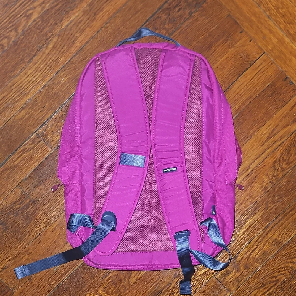Incase Gray Backpack with Pink Trim